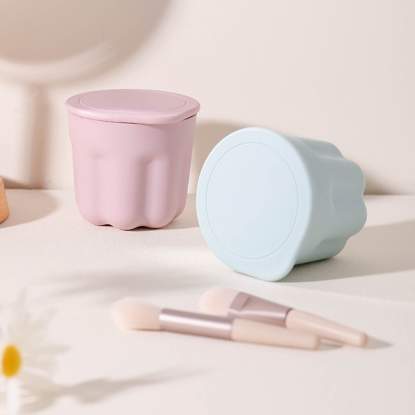Makeup Brush Cleaner Cosmetic Pen Förvaring BLÅ blue