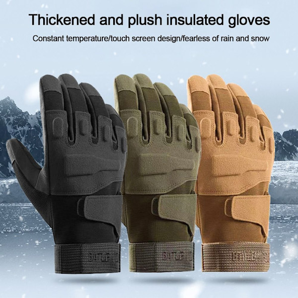 Taktiske handsker Cykelhandsker KHAKI L khaki L