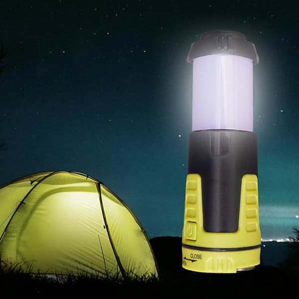 LED bærbar lanterne sammenleggbar teltlampe campinglys