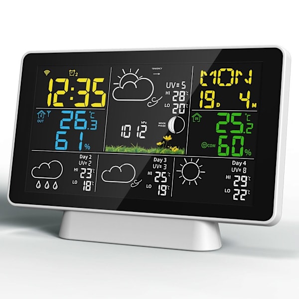 Vær Klokke Meteorologi Klokke EU PLUG EU PLUG