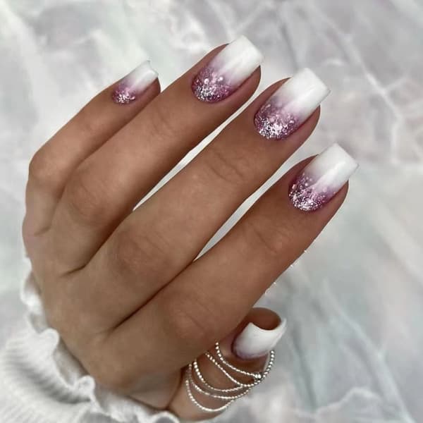 24st False Nails Short Square DY491 DY491 DY491