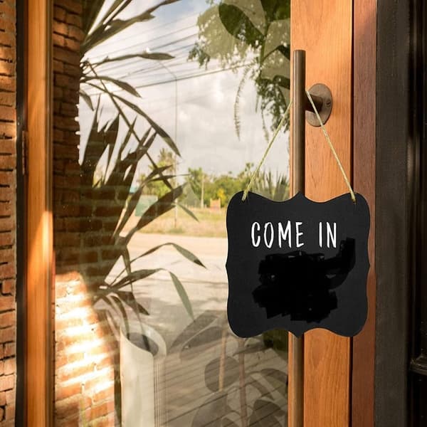 3 st Creative Handmålad Liten Blackboard Raderbar DIY 1 pc