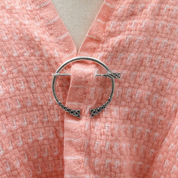 Viking Brosch Scarf Brosch SILVER STYLE-2 STYLE-2 Silver Style-2-Style-2