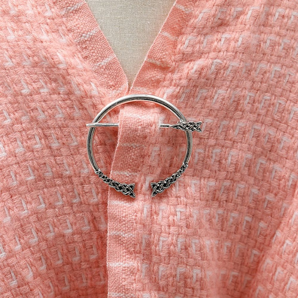 Viking Brosch Scarf Brosch SILVER STYLE-4 STYLE-4 Silver Style-4-Style-4
