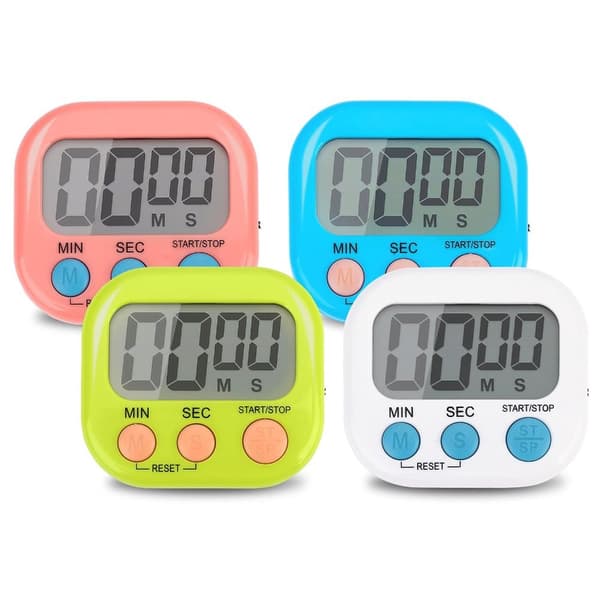 Magnetisk kjøkkentimer Digital timer ROSA pink