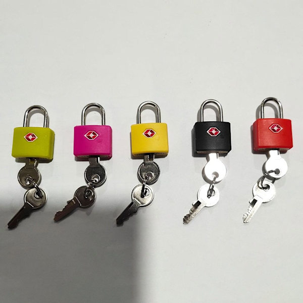 TSA Customs Lock Matkatavaran lukko KELTAINEN Yellow