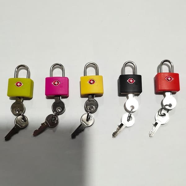 TSA Toldlås Bagagelås RØD Red