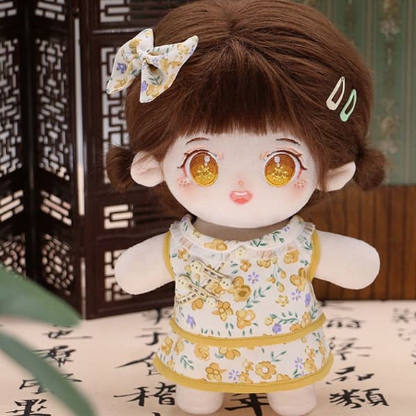20cm Dockkläder Docka Cheongsam GRÖN Green