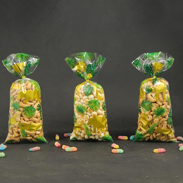 50/100 STK godteposer med bånd 100 STK 100 STK 100PCS