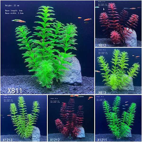 2 STK Vandgræs kunstige planter X811 X811 X811