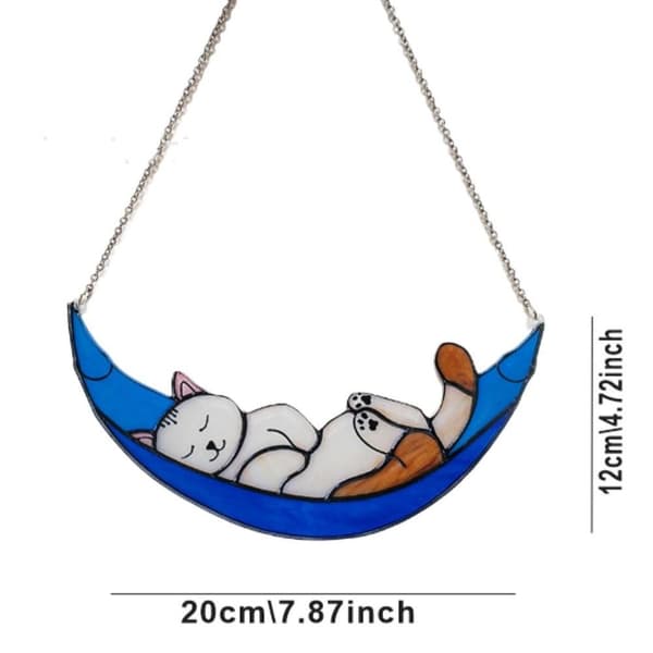 Mooncat Window Pendant Vindusdekorasjon Tilbehør Cat Window