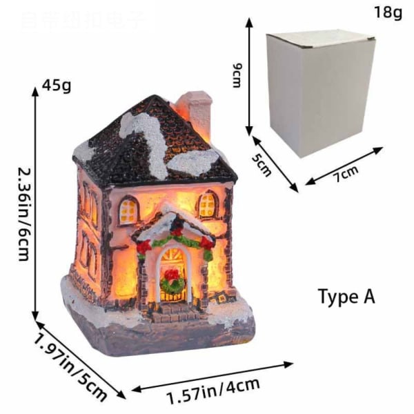 Mini House Miniatyr julprydnader A A A