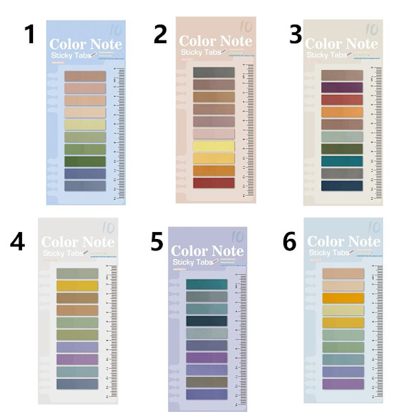3-pak Sticky Notes Memo Pad Tabs 2 2 2