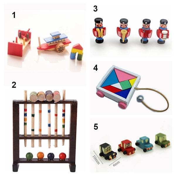 Dollhouse Drumming Doll Set 4 4 4