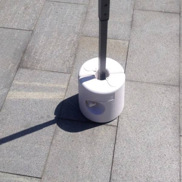 Tält Fast bas Fiskeparaply Tillbehör Stöd VIT white