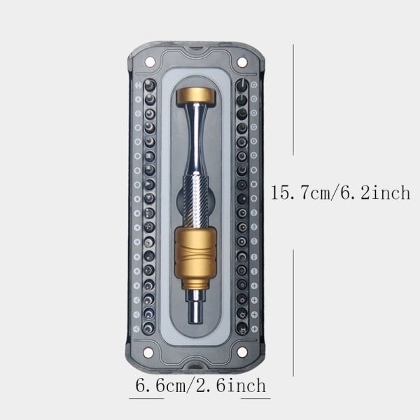 37PCS Skruvmejsel Set Elektronik reparationsverktyg Magnetisk drivrutin