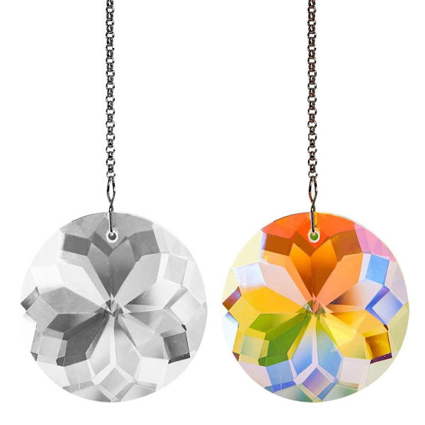Sun Catcher Rainbow Prism Ball LÄPINÄKYVÄ LÄPINÄKYVÄ Transparent