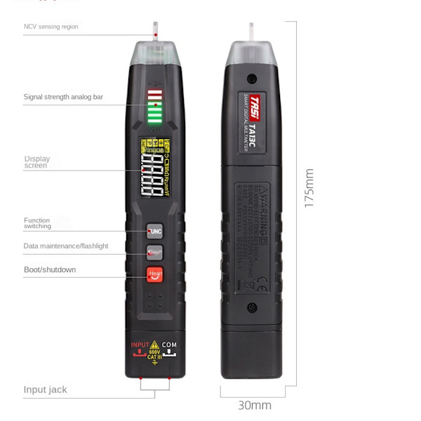 Digitaalinen yleismittari Volttimittari Multi-Meter