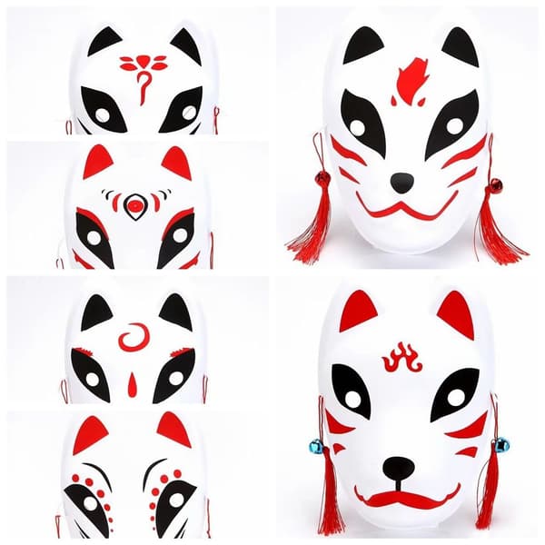 Rævemasker Kattemaske TYPE A TYPE A Type A