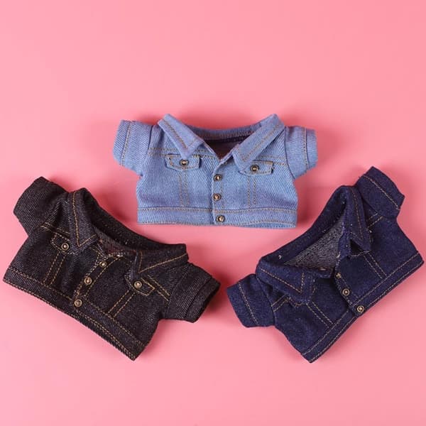 Docka jeansjacka kostym docka kläder 1 1 1