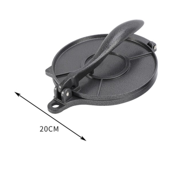 Tortilla Press Maker Dejpresning SORT 16CM 16CM Black 16cm-16cm