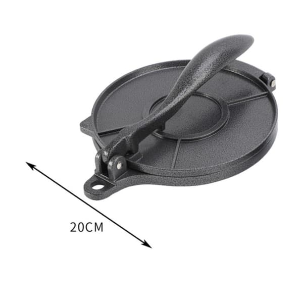 Tortilla Press Maker Dejpresning SORT 20CM 20CM Black 20cm-20cm