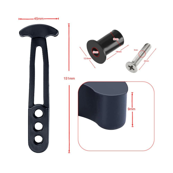Spänne Förvaring 2 ST 2 ST 2 pcs