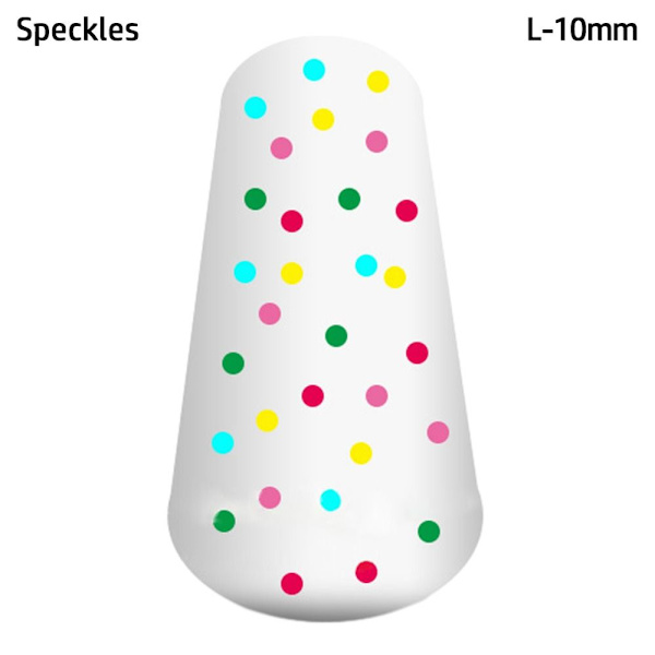 fiske Anti-snurring Bean Carp Fishing Space Bean L-10mmspeckles