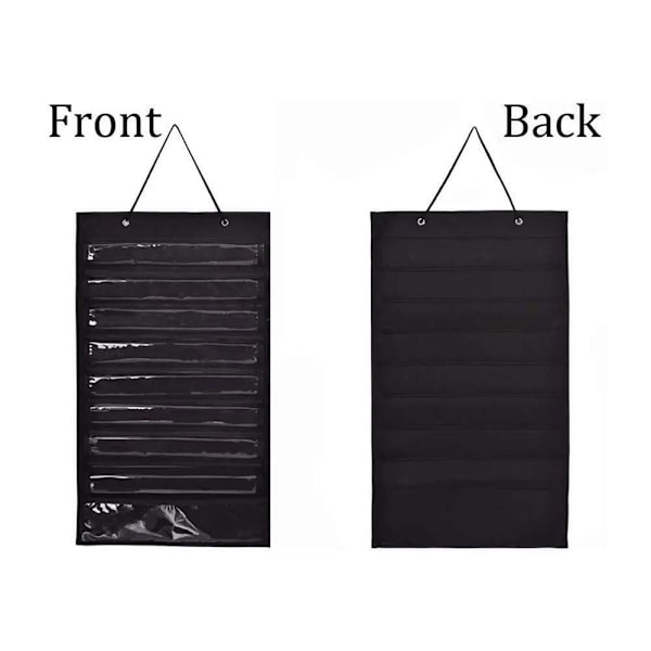 Medal Opbevaringspose Bæltesamling Holder SORT Black