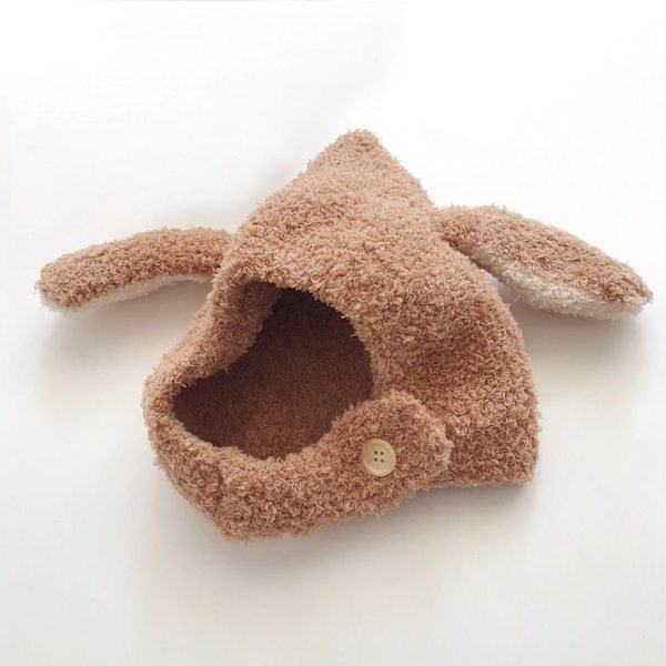 Baby Hat Rabbit Ears Cap CAMEL camel