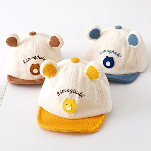 Baby baseballkasket solskærme GUL yellow