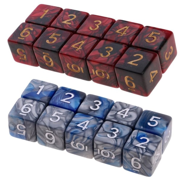 10 kpl / set DND Dice Polyhedral Noppa STYLE 01 STYLE 01 Style 01