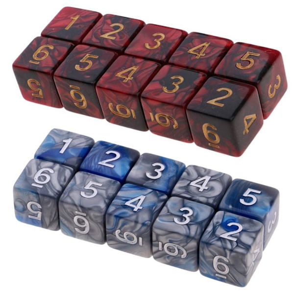 10 st/ set DND-tärningar polyedriska tärningar STYLE 10 STYLE 10 Style 10
