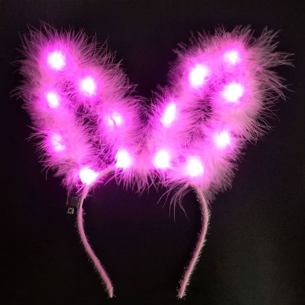 LED Feather Wreath Crown Pandebånd 2 2 2