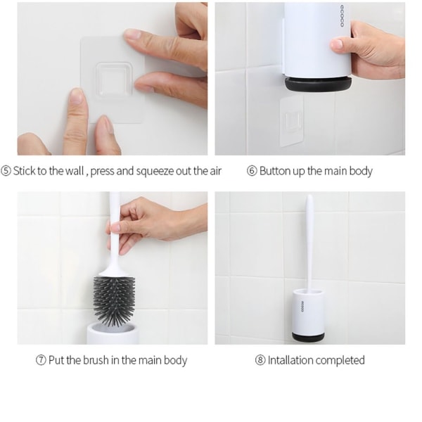 Toiletbørste Rengøringsbørste SORT GULV SORT GULV Black Floor