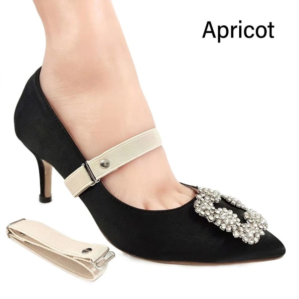 Elastiska skosnören Säkerhetsskobälte APRIKOS apricot