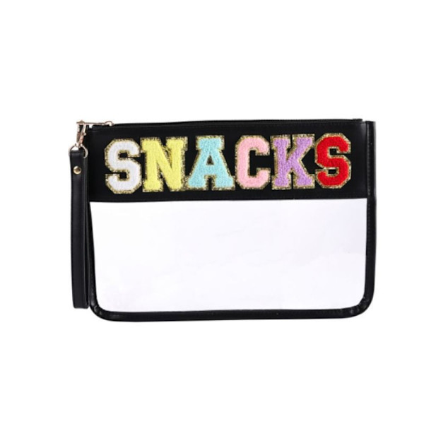 Brevpose Klar lynlåspose SORT SNACKS SNACKS Black SNACKS-SNACKS