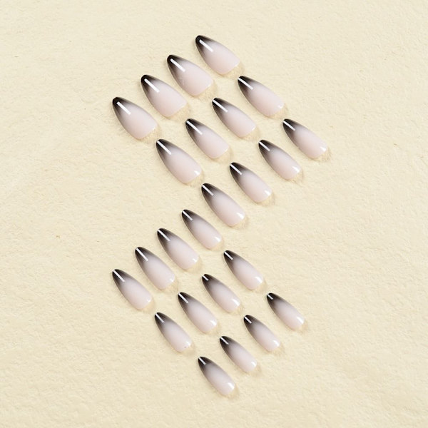 Almond Fake Nails Teko ranskalainen Nail Press on Nails