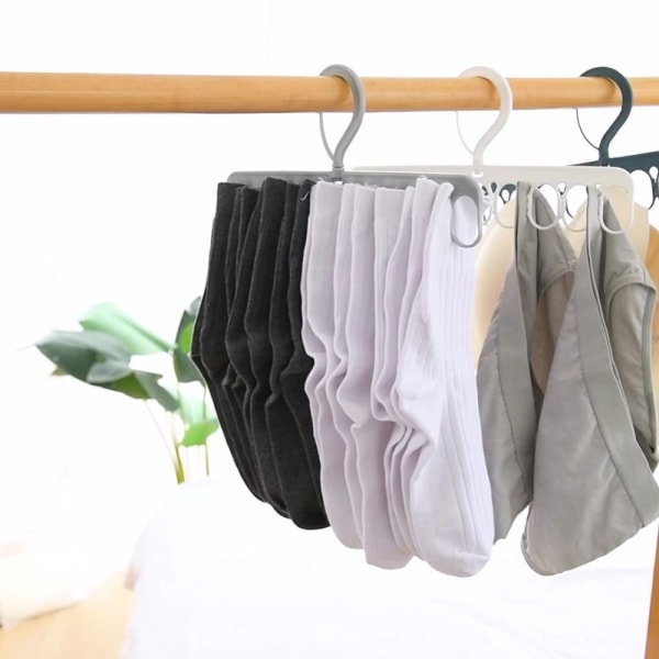 2ST Torkställ Klädhängare GRÅ Grey