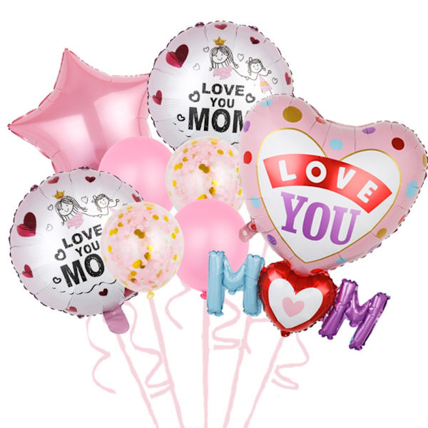 Heliumballonger Folie Heliumballonger Set 4 4 4