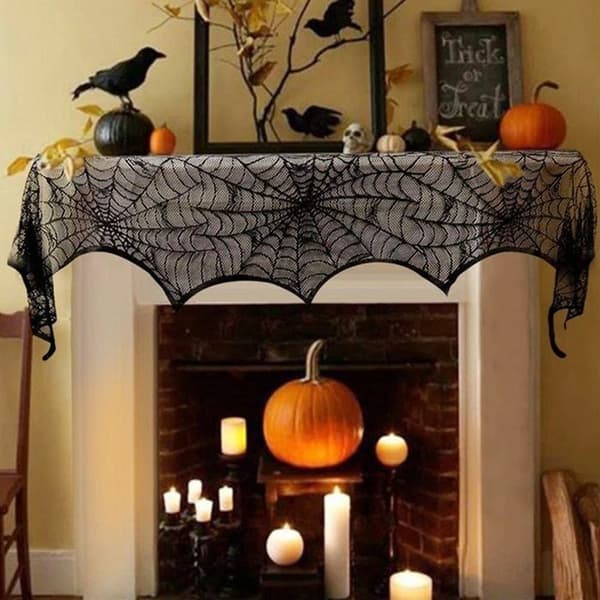 Spindelvævsdug Bat Table Runner STYLE 5 STYLE 5 Style 5