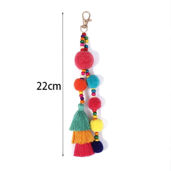 Pompom Ball Riipus avaimenperä VIHREÄ Green