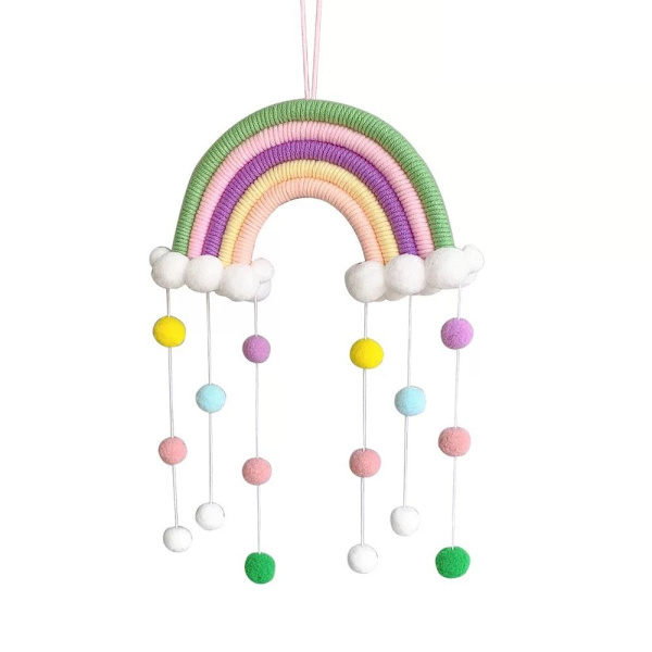 Rainbow Clouds Gobeläng Väggdekor 3 3 3