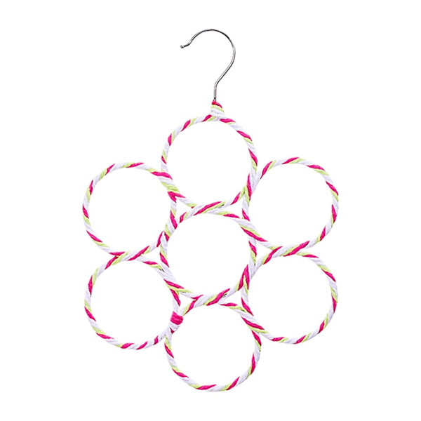 Tørklædebøjle Tørklædeholder 6-LOOP TØRKLÆKKEHOLDER 6-LOOP TØRKLÆDE 6-loop scarf holder