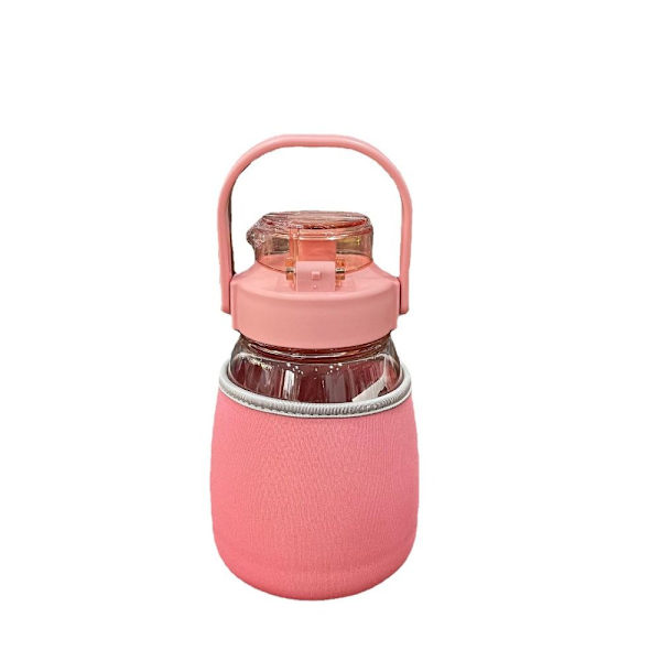 Vesipullon cover Vacuum Cup Sleeve PINK HIHNALLA HIHNALLA pink with strap-with strap