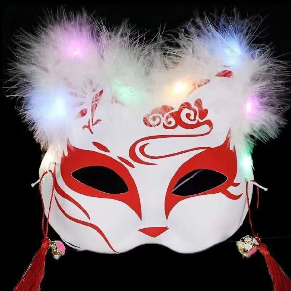 LED Maske Ræve Maske TYPE E TYPE E Type E