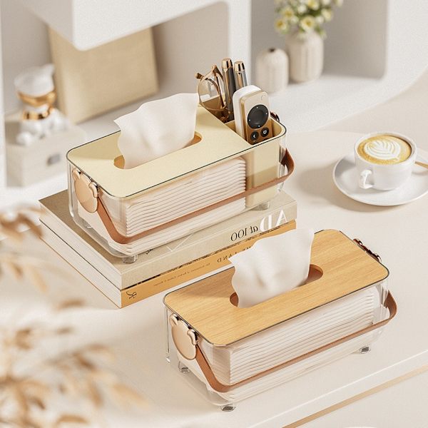 Tissue Box Kosmetik Opbevaringsboks 2 2 2