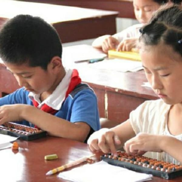 Plast Abacus Calculation Bead Calculation Rack