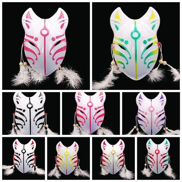 Fox Fairy Mask Cosplay Mask TYPE A TYPE A Type A