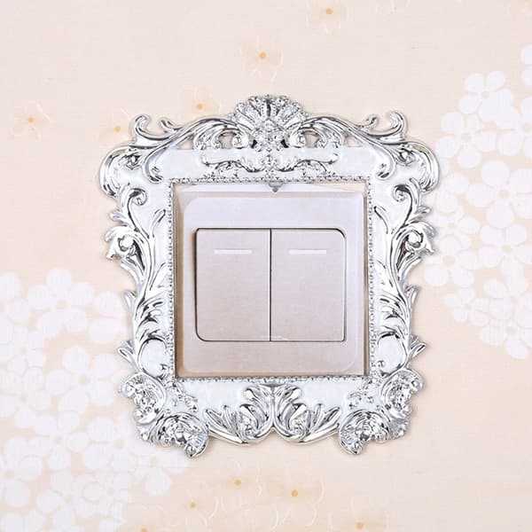 Enkelljusbrytare Cover Socket Surroundram ROSA pink